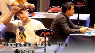 French megaminx championship 3262 NR winning average with 2859 NR single [upl. by Nixie]