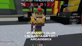 Servidor de BoxPvP Con Items Custom IP imanityclub 116 hasta la 1201 ArcadeBox [upl. by Erastes]