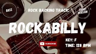 Rockabilly Bass backing track jam [upl. by Enitsirt]