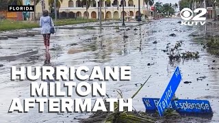 Hurricane Milton Hits Florida Footage of the devastating aftermath [upl. by Asyar695]