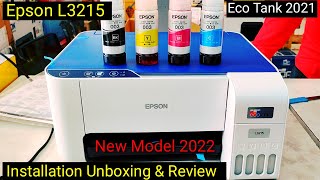 Epson Eco Tank L3215 Printer  New Model Lonch Epson Best Printer 2021amp2022 in Hindi [upl. by Suez]