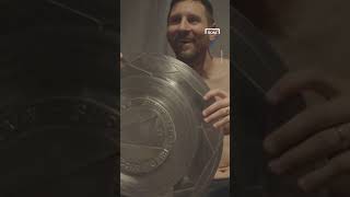 LIONEL MESSI lifts ANOTHER TROPHY with INTER MIAMI 🏆 shorts football soccer [upl. by Yeclek]