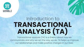 Introduction to Transactional Analysis  Prajula Prasad [upl. by Lednahs]