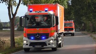 TH X Y  Gefahrstoffaustritt in Schule Einsatzfahrten Freiwillige Feuerwehr Norderstedt [upl. by Eeloj]