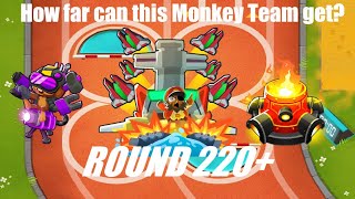 How far can this Monkey Team get Part 27  BTD6 [upl. by Adnirol697]