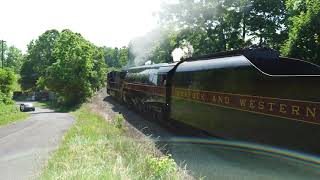 Norfolk and Western 611 in Front Royal VA 612023 [upl. by Florin]