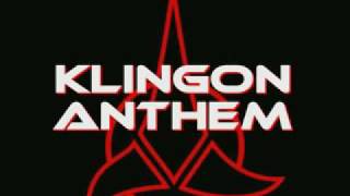 STAR TREK  The Klingon Anthem [upl. by Nah]