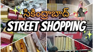 secunderabad street shoppingpaalika bazarmonda marketstreetshopping [upl. by Nowujalo]