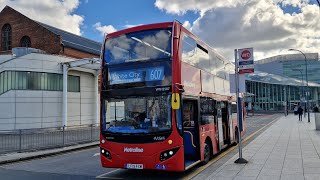 FULL JOURNEY  LONDON BUS 607 UXBRIDGE  WHITE CITY LIMITED STOP LF19FXM VMH2587 [upl. by Aneri]