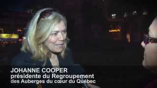 Entrevue  Johanne Cooper des Auberges du Coeur [upl. by Rawden]