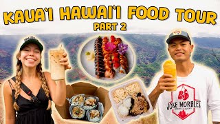 Pt 2 WHAT TO EAT IN KAUAI  Hawaii Food Tour amp Travel in 2024 Vlog [upl. by Vinny255]