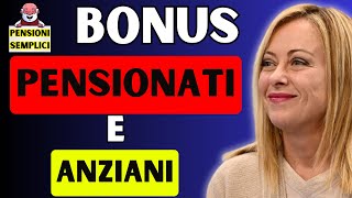 🟨 BONUS PER ANZIANI E PENSIONATI❗️ ECCO COME OTTENERE TUTTI GLI AIUTI❗️ [upl. by Idissak]