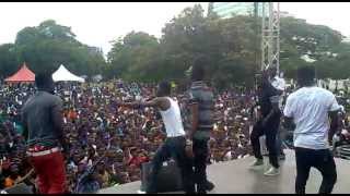 D2 and Funny Face performing Dabu Dabu  FFFF [upl. by Rybma]