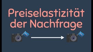 Preiselastizität der Nachfrage kurz und knapp erklärt  Überblick und Beispiel  wirtconomy [upl. by Ylrehs869]