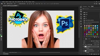 ELIMINAR FONDO DE UNA FOTOGRAFÍA Y RASTERIZAR CAPA EN PHOTOSHOP [upl. by Bob336]
