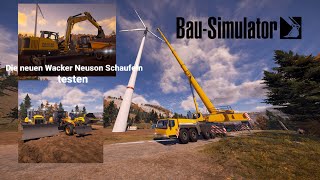 Bau Simulator 28 Die Windkraftanlage bauen [upl. by Esnahc]