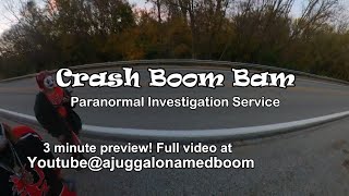 first 3 minutes of Crash Boom Bam ghost hunting at Woolyburger cemetery Ohio 10262024 [upl. by Aivatnwahs]