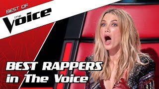 TOP 10  SHOCKING RAP auditions in The Voice [upl. by Aitselec796]