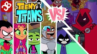 Teeny Titans Team VS The Hooded Hood  iOS  Android  Gameplay Video [upl. by Enaujed825]