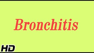 What is Bronchitis Causes Signs and symptoms Diagnosis and treatment [upl. by Rats]