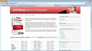 SYSTRAN Home Translator with Wordfast Classic [upl. by Bhayani]