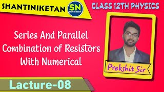 Series and parallel combination of resistorscurrent electricity class12 physics [upl. by Nitnelav]