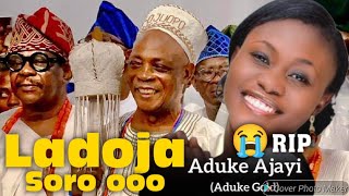 VIDEO CORONATION SPEECH BY ỌBA LADOJA  THE SUDDEN DEATH OF ADUKE GOLD [upl. by Mera551]