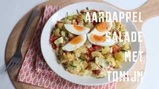 Lekker en Simpel recepten Aardappelsalade met tonijn [upl. by Yslek]