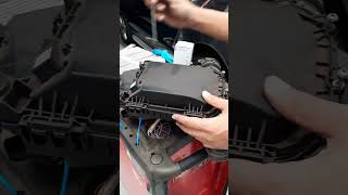 Check air filter mercy GLE400 🧐🧐👍 AUTOHAUS SBYCBU SBY AutoID22 [upl. by Airtemed]