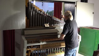 Fitting organ pipes in 3½ minutes [upl. by Nattie]