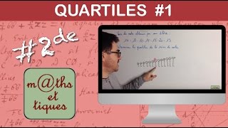 Calculer les quartiles 1  Seconde [upl. by Llert]