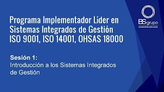 Introducción a los Sistemas Integrados de Gestión [upl. by Poore]