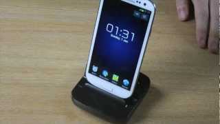 Samsung Desktop Dock for Galaxy S3  EDDD201BEGSTD [upl. by Rafael]