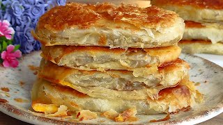 O Kadar KOLAY Kİ Neden Daha Önceden Yapmadım❗EL AÇMASI BÖREK TARİFİ 💯asmrpratikyemektarifi [upl. by Verney]