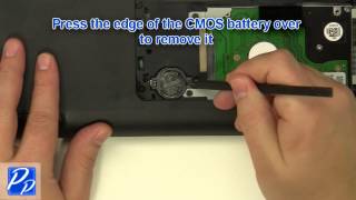 Dell Inspiron 14Z N411z CMOS Battery Replacement Video Tutorial [upl. by Robillard]