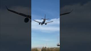 Airbus A220100 Delta Airlines landing at OHare deltaairlines a220 ohareairport ohare aviation [upl. by Euqinu]