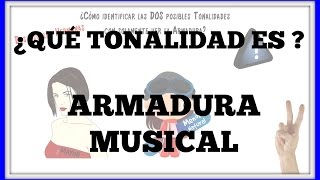 Armadura Musical  ¿Cómo identificar la tonalidad  Curso Completo Teoría Musical 11 [upl. by Trah]