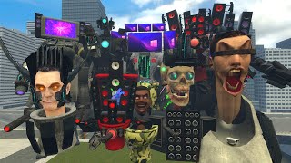 REACT TO TITAN CAMERAMAN ARMY VS TITAN TVMAN ARMY VS SKIBIDI TOILET in Garrys Mod [upl. by Kirred566]