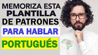 Solo Memoriza Esta Plantilla y Hablarás Portugués  Portugués Brasileño [upl. by Yeca]