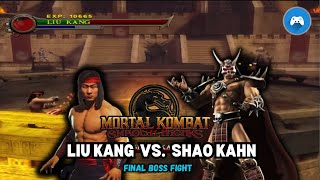 Mortal Kombat  Liu kang vs Shao Kahn [upl. by Aihceyt]