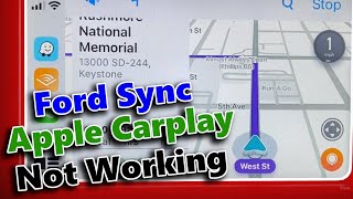 Ford Sync Apple CarPlay Not Working [upl. by Unni]