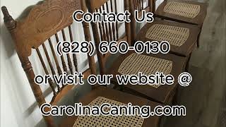 Chair Caning in Asheville [upl. by Chalmers]