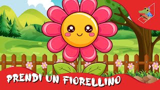 PRENDI UN FIORELLINO  Canzone per bambini Karaoke con testo [upl. by Margalit]