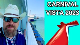 Carnival Vista Sail Away  7305 Cabin Tour  Cucina Del Capitano [upl. by Ruskin]