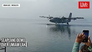 Demo seaplane operations at Umiam Lake Small Aircraft Summit in Shillong [upl. by Merriott357]