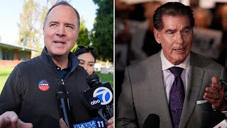 CA Senate race Adam Schiff Steve Garvey advancing to Nov election ABC News projects [upl. by Nattirb]