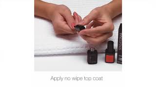 How to Apply Peel Off Strip Gel Base Coat With Original SensatioNail [upl. by Robenia]