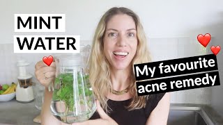 Mint Water amp Spearmint Tea For Acne [upl. by Norven32]