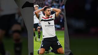 Dalot Miss of the Season Man United Defender Shocks Fans with Open Goal Fail 😱quot manchesterunited [upl. by Mary]