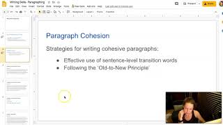 Paragraphing Tutorial Two Strategies for Paragraph Cohesion [upl. by Morehouse241]